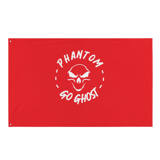 Phantom "Go Ghost" Flag (Red)
